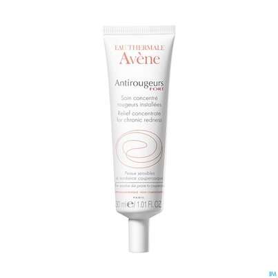 Sie sehen eine Packung Avene Antirougeurs Fort/stark Intensivpflege 30ml, Produktbild: 06 Avene Antirougeurs Fort/stark Intensivpflege 30ml, A-Nr.: 2571623 - 06