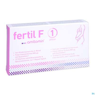 Amitamin Kapseln/quatrefolic Fertil F/phase/1 Vor Schwangerschaft 30st, A-Nr.: 4852131 - 02