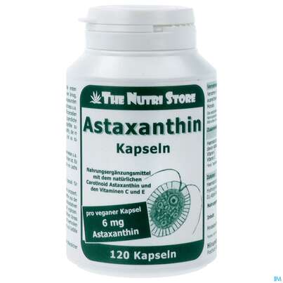 Astaxanthin Kapseln 6mg Vegan 120st, A-Nr.: 3821714 - 01