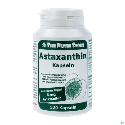 Astaxanthin Kapseln 6mg Vegan 120st, A-Nr.: 3821714 - 02