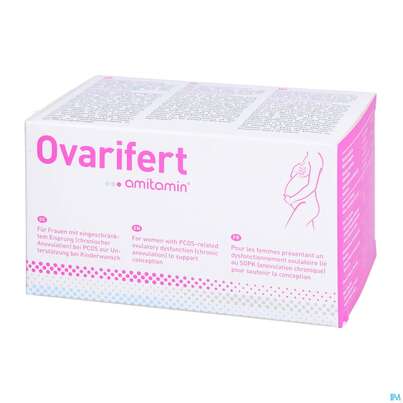 Sie sehen eine Packung Amitamin Kapseln Ovarifert Bei Pcos Inositol Pcos 120st, Produktbild: 02 Amitamin Kapseln Ovarifert Bei Pcos Inositol Pcos 120st, A-Nr.: 4586474 - 02
