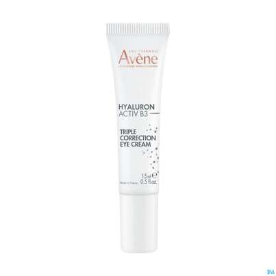 Sie sehen eine Packung Avene Hyaluron Activ B3 Augencreme 15ml, Produktbild: 12 Avene Hyaluron Activ B3 Augencreme 15ml, A-Nr.: 5693410 - 12