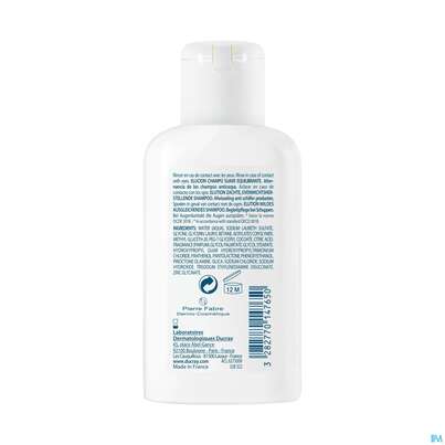 Sie sehen eine Packung Shampoon Ducray Elution 100ml, Produktbild: 03 Shampoon Ducray Elution 100ml, A-Nr.: 5452422 - 03