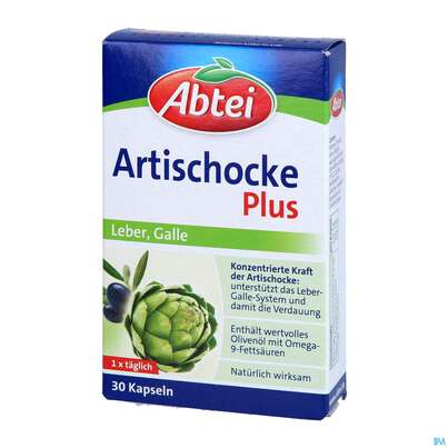 Artischocke Plus Kapseln Abtei Titandioxidfrei 50000 30st, A-Nr.: 5746201 - 02