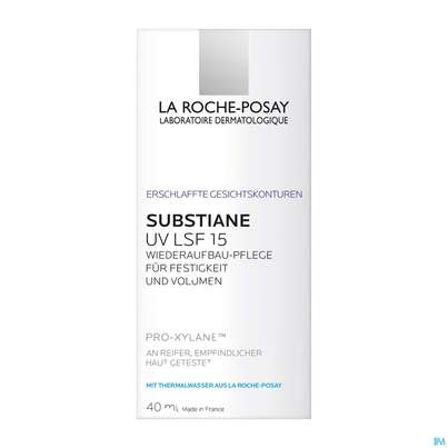 Sie sehen eine Packung La Roche Posay Gesichtspflege Substiane+/uv Anti-age Pflege 40ml, Produktbild: 01 La Roche Posay Gesichtspflege Substiane+/uv Anti-age Pflege 40ml, A-Nr.: 3996980 - 01