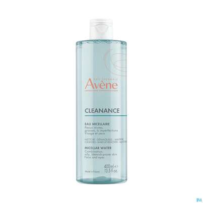 Sie sehen eine Packung Avene Cleanance Mizellenwasser 400ml, Produktbild: 03 Avene Cleanance Mizellenwasser 400ml, A-Nr.: 5862031 - 03
