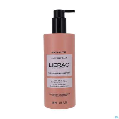 Sie sehen eine Packung Lierac Body-nutri The Replenishing Lotion Auffuellend 400ml, Produktbild: 02 Lierac Body-nutri The Replenishing Lotion Auffuellend 400ml, A-Nr.: 5849740 - 02