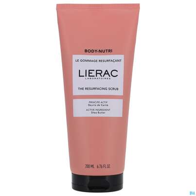 Sie sehen eine Packung Lierac Body-nutri The Resurfacing Scrub 200ml, Produktbild: 01 Lierac Body-nutri The Resurfacing Scrub 200ml, A-Nr.: 5849757 - 01