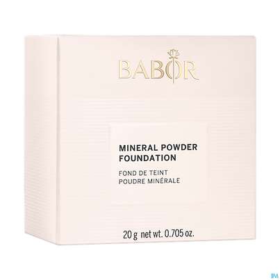 Sie sehen eine Packung Babor Mineral Powder Foundation 01 Light 64550 20g, Produktbild: 01 Babor Mineral Powder Foundation 01 Light 64550 20g, A-Nr.: 5581059 - 01