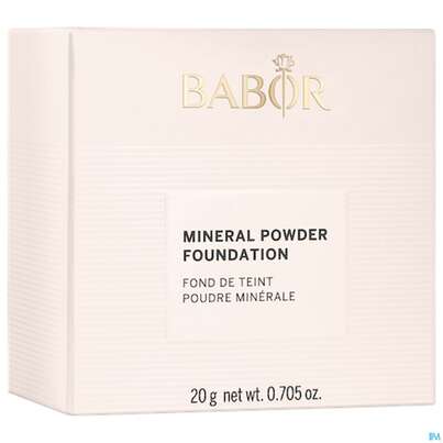 Sie sehen eine Packung Babor Mineral Powder Foundation 01 Light 64550 20g, Produktbild: 02 Babor Mineral Powder Foundation 01 Light 64550 20g, A-Nr.: 5581059 - 02