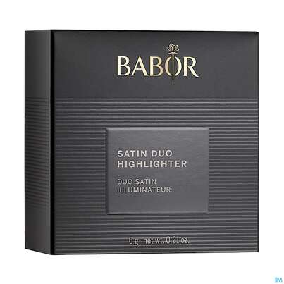 Sie sehen eine Packung Babor Satin Duo Highlighter 60480 6g, Produktbild: 01 Babor Satin Duo Highlighter 60480 6g, A-Nr.: 5581119 - 01