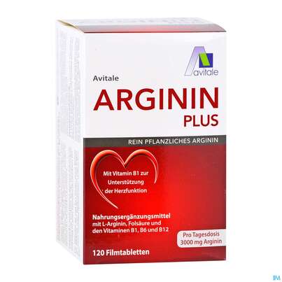 Arginin Plus/filmtabl Vit B1+b6+b12+folsaeure 120st, A-Nr.: 5431242 - 03
