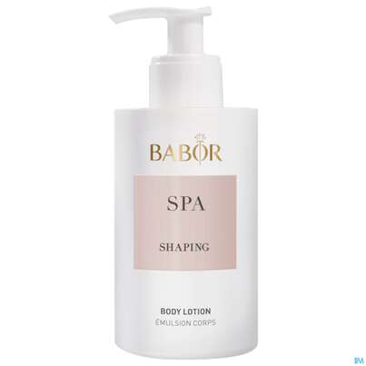 Sie sehen eine Packung Babor Spa Shaping Body Lotion 40066 200ml, Produktbild: 03 Babor Spa Shaping Body Lotion 40066 200ml, A-Nr.: 5579826 - 03