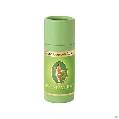 Sie sehen eine Packung Aetherische Oele Primavera Rose Bourbon Absolue 1ml, Produktbild: 01 Aetherische Oele Primavera Rose Bourbon Absolue 1ml, A-Nr.: 3160514 - 01