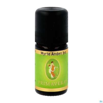 Sie sehen eine Packung Aetherische Oele Primavera Myrte Anden Bio 5ml, Produktbild: 04 Aetherische Oele Primavera Myrte Anden Bio 5ml, A-Nr.: 2788771 - 04