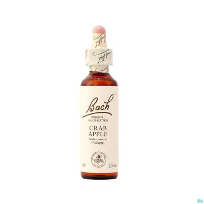 Sie sehen eine Packung 10 Crab Apple20 ml, Produktbild: 01 10 Crab Apple20 ml, A-Nr.: 4088552 - 01