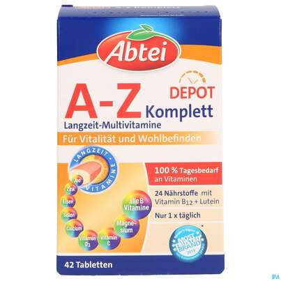 Abtei A-z Komplett Tabl Langzeit-multi- Vitamine 42st, A-Nr.: 4881405 - 01