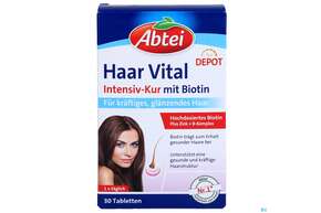 Abtei Tabl Haar Vital Titandioxidfrei 50000 30st, A-Nr.: 5720443 - 01