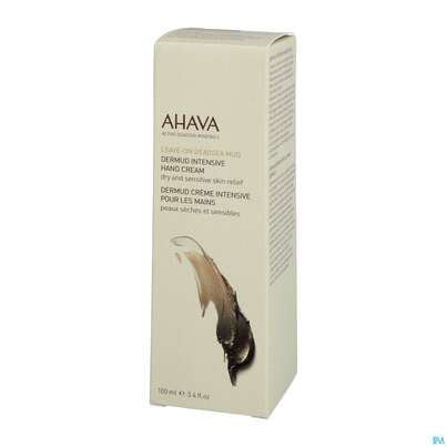 Sie sehen eine Packung Ahava Dermud Intensive Hand Cream 100ml, Produktbild: 02 Ahava Dermud Intensive Hand Cream 100ml, A-Nr.: 3945586 - 02