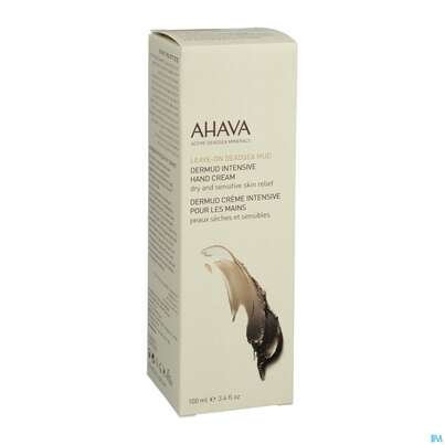 Sie sehen eine Packung Ahava Dermud Intensive Hand Cream 100ml, Produktbild: 03 Ahava Dermud Intensive Hand Cream 100ml, A-Nr.: 3945586 - 03