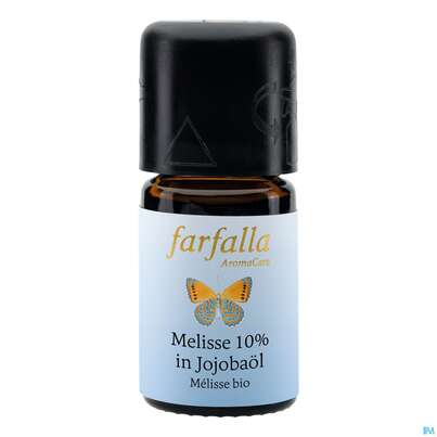 Sie sehen eine Packung Aetherische Oele Farfalla Kontr.bio.anbau Melisse 10% 5ml, Produktbild: 01 Aetherische Oele Farfalla Kontr.bio.anbau Melisse 10% 5ml, A-Nr.: 3139135 - 01