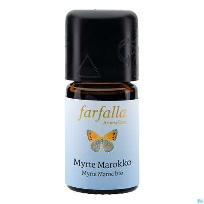 Sie sehen eine Packung Aetherische Oele Farfalla/bio Myrte Marokko 5ml, Produktbild: 02 Aetherische Oele Farfalla/bio Myrte Marokko 5ml, A-Nr.: 5205089 - 02