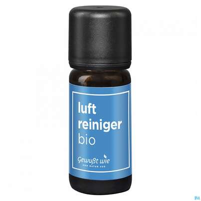 Sie sehen eine Packung Aetherische Oele Gewusst Wie Bio Luftreiniger 10ml, Produktbild: 01 Aetherische Oele Gewusst Wie Bio Luftreiniger 10ml, A-Nr.: 5386487 - 01