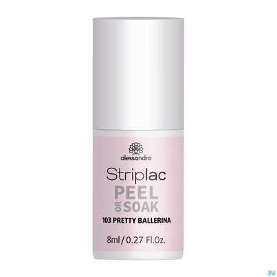 Sie sehen eine Packung Alessandro Striplac Pretty Ballerin 8ml, Produktbild: 01 Alessandro Striplac Pretty Ballerin 8ml, A-Nr.: 5190979 - 01