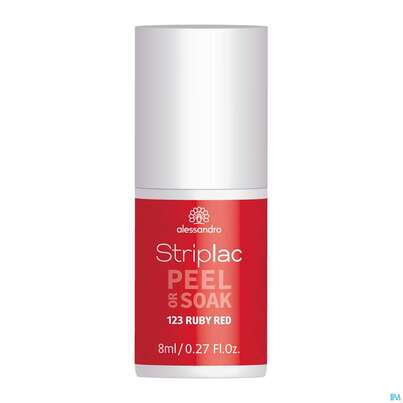 Sie sehen eine Packung Alessandro Striplac Ruby Red 8ml, Produktbild: 01 Alessandro Striplac Ruby Red 8ml, A-Nr.: 5191192 - 01