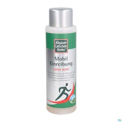 Sie sehen eine Packung Allgäuer Latschenkiefer Mobil Einreibung Extra Stark 250ml, Produktbild: 03 Allgäuer Latschenkiefer Mobil Einreibung Extra Stark 250ml, A-Nr.: 3485771 - 03
