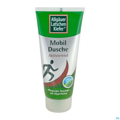 Sie sehen eine Packung Allgäuer Latschenkiefer Mobil Dusche Klassik 200ml, Produktbild: 03 Allgäuer Latschenkiefer Mobil Dusche Klassik 200ml, A-Nr.: 3832764 - 03