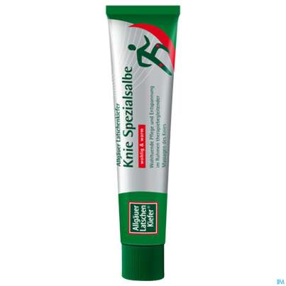 Sie sehen eine Packung Allgäuer Latschenkiefer Knie Spezialsalbe 50ml, Produktbild: 02 Allgäuer Latschenkiefer Knie Spezialsalbe 50ml, A-Nr.: 4624387 - 02