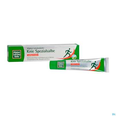 Sie sehen eine Packung Allgäuer Latschenkiefer Knie Spezialsalbe 50ml, Produktbild: 03 Allgäuer Latschenkiefer Knie Spezialsalbe 50ml, A-Nr.: 4624387 - 03
