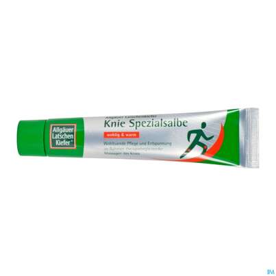 Sie sehen eine Packung Allgäuer Latschenkiefer Knie Spezialsalbe 50ml, Produktbild: 04 Allgäuer Latschenkiefer Knie Spezialsalbe 50ml, A-Nr.: 4624387 - 04