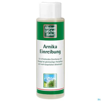 Sie sehen eine Packung Allgäuer Latschenkiefer Arnika Vital Fluid 500ml, Produktbild: 03 Allgäuer Latschenkiefer Arnika Vital Fluid 500ml, A-Nr.: 1436490 - 03
