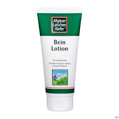 Sie sehen eine Packung Allgäuer Latschenkiefer Bein Lotion 100ml, Produktbild: 03 Allgäuer Latschenkiefer Bein Lotion 100ml, A-Nr.: 1234869 - 03