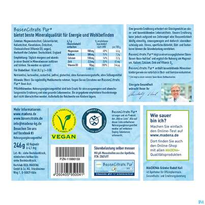 Basen Citrate/pur/sachets Nach Apotheker Rudolf Keil 60st, A-Nr.: 4495263 - 07