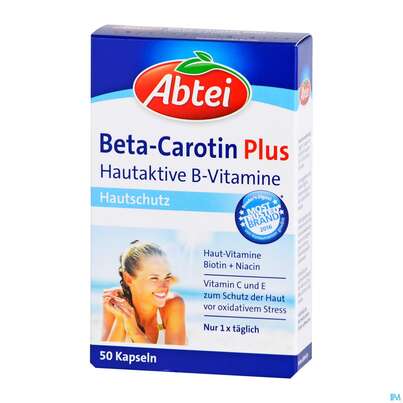 Beta Carotin Kapseln -abtei 50000 50st, A-Nr.: 3747840 - 01