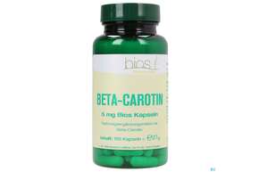 Bios Beta-carotin 5mg 100 Kapseln, A-Nr.: 3890721 - 01