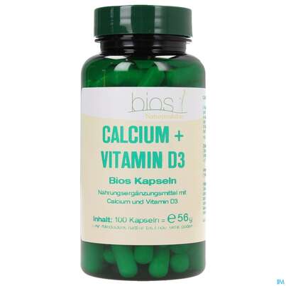 Bios Calcium + Vitamin D3 100 Kapseln, A-Nr.: 3890862 - 01