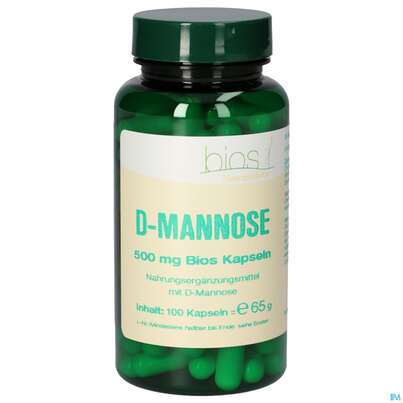 Bios D-mannose 500mg 100 Kapseln, A-Nr.: 4789243 - 01