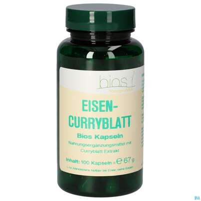 Bios Eisen-curryblatt 100 Kapseln, A-Nr.: 4334063 - 01