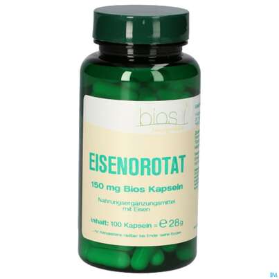 Bios Eisenorotat 150mg 100 Kapseln, A-Nr.: 5408177 - 02