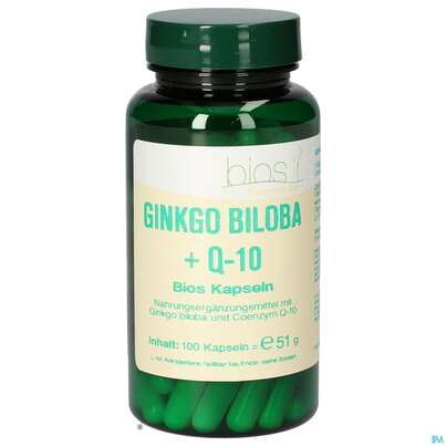 Bios Ginkgo Biloba + Q10 100 Kapseln, A-Nr.: 3891287 - 02