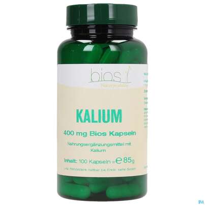 Bios Kalium 400mg 100 Kapseln, A-Nr.: 3891732 - 01