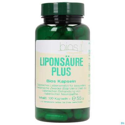 Bios Liponsäure Plus 100 Kapseln, A-Nr.: 3892111 - 01