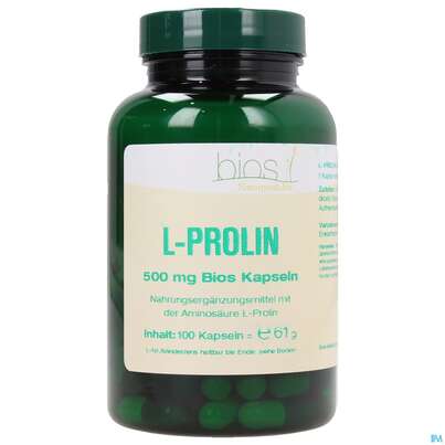 Bios l-prolin 500mg 100 Kapseln, A-Nr.: 3892252 - 01