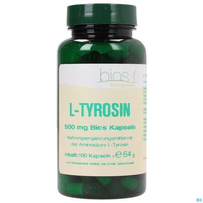 Bios l-tyrosin 500mg 100 Kapseln, A-Nr.: 3892312 - 01