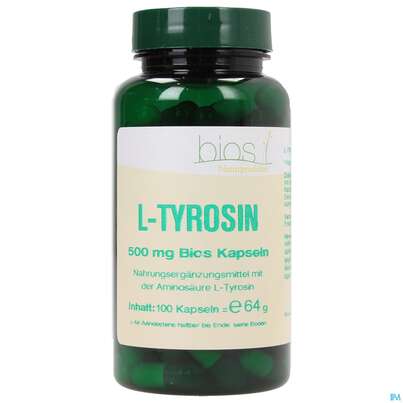 Bios l-tyrosin 500mg 100 Kapseln, A-Nr.: 3892312 - 02