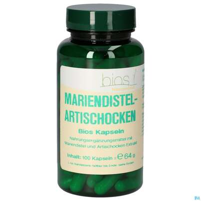 Bios Mariendistel Artischocken 100 Kapseln, A-Nr.: 4789237 - 01